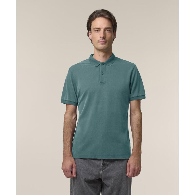 Polo Unisex Vintage Coaster – 100% Cotone Biologico Thumbnail