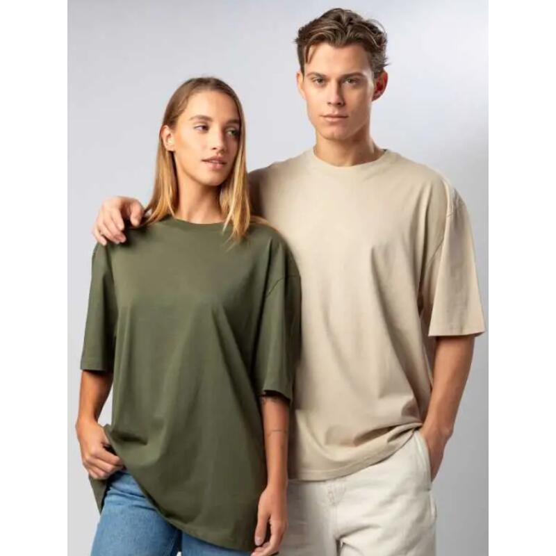 BS053 Black Spider T-shirt Girocollo Oversize 100% cotone organico 180gr Thumbnail