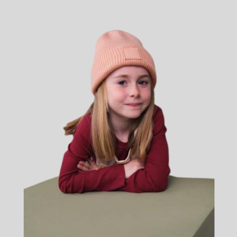 B336B Beechfield Berretto da bambino con patch quadrata 100% poliestere riciclato Thumbnail