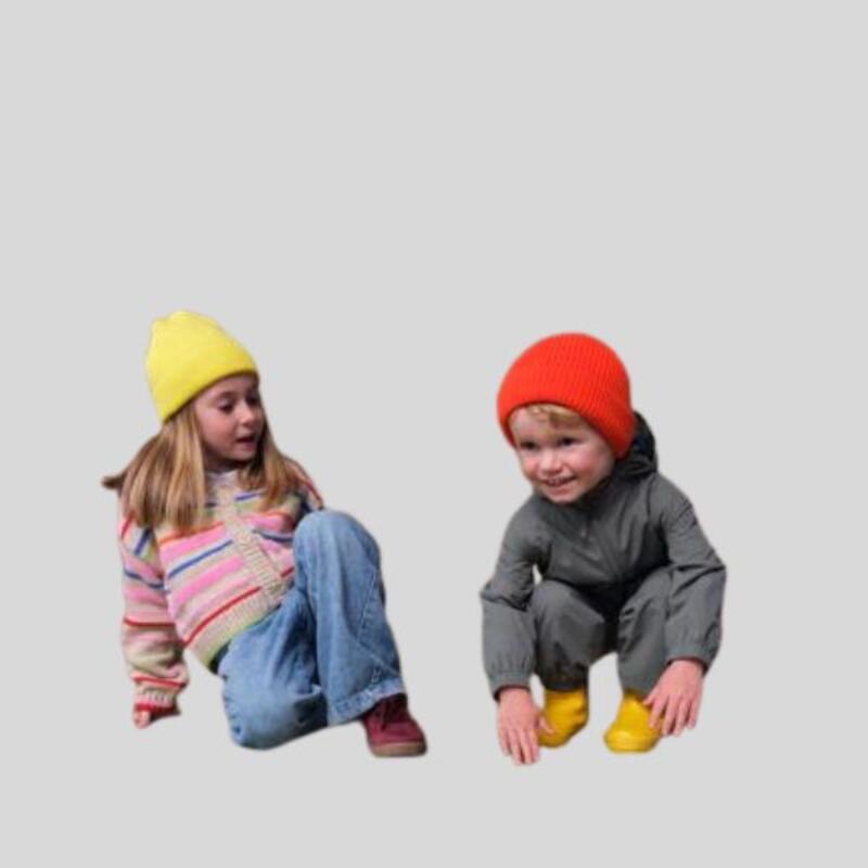 B381B Beechfield Berretto a maglia bambino 50% poliestere riciclato, 49% acrilico, 1% elastan Thumbnail