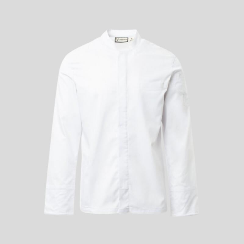 SUPREME Payper Giacca cuoco collo alla coreana maniche lunghe con chiusura centrale con bottoni automatici 58% cotone 42% elastomultiestere 160gr Thumbnail