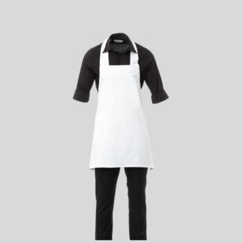 BRASSERIE Payper Grembiule unisex con pettorina regolabile con 2 bottoni sul retro collo 60%cotone twill 40% eme Thumbnail