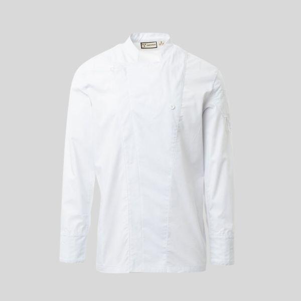 STARRED MESH Payper Giacca da chef con collo alla coreana in ripstop di cotone e Lycra® T400®  58% cotone 42% elastomultiestere Thumbnail