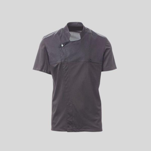 STARLIGHT ULTRAMESH Payper Giacca da chef con collo alla coreana e tessuto a rete su schiena 58% cotone 42% elastomultiestere Thumbnail