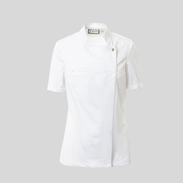 STARLIGHT ULTRAMESH LADY Payper Giacca da cuoca con collo alla coreana con tessuto a rete su schiena 58% cotone 42% elastomultiestere Thumbnail