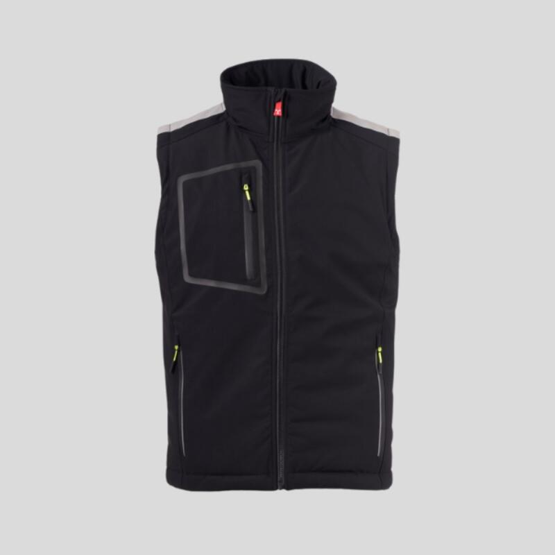 STREAM VEST LITE PAD Payper Gilet soft-shell leggermente imbottito idrorepellente antivento con bande retroriflettente su spalle 78% nylon 22% elastan 210gr Thumbnail