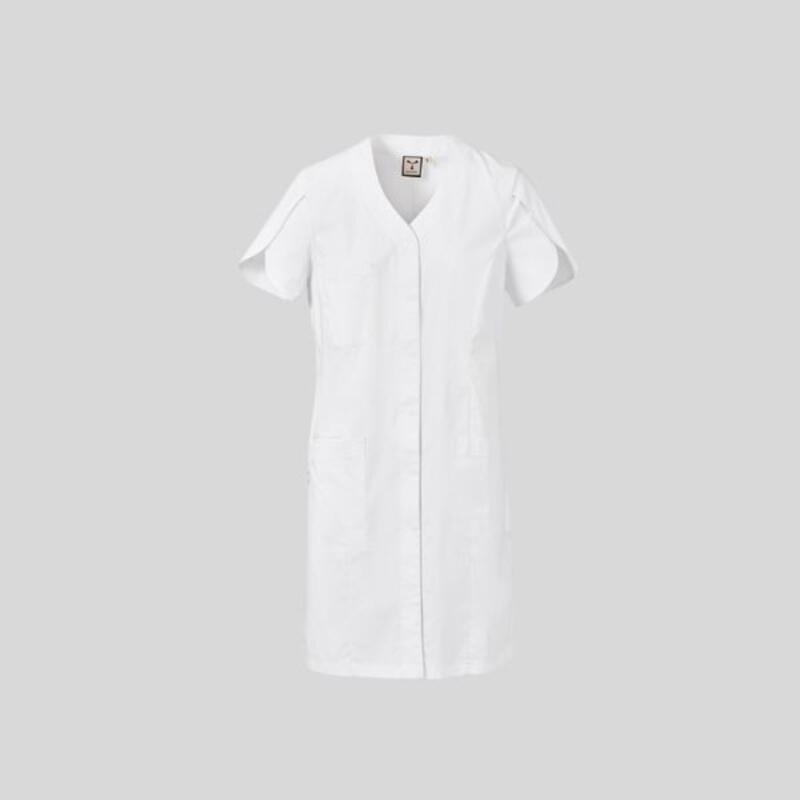 BERGAMOT LADY Payper Camice da donna a manica corta a tulipano 58% cotone popeline + 14 % poliestere + 28% elastomultiestere 125gr Thumbnail