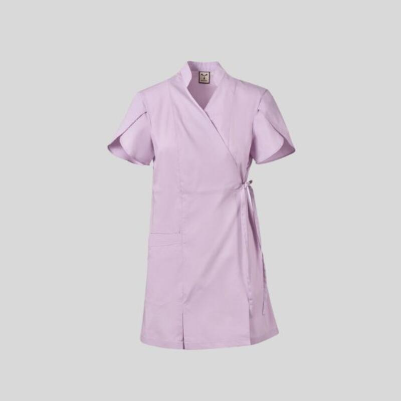 AMETHYST LADY Payper Camice da donna a manica corta a tulipano chiusura a portafoglio con laccetto 58% cotone 14% poliestere 28% elastomultiestere 125gr Thumbnail