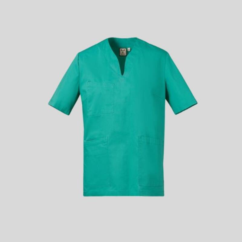 HYGENE LADY Payper Casacca da donna a manica corta scollo a V 58% cotone popeline 14% poliestere 28% elastomultiestere 125gr Thumbnail