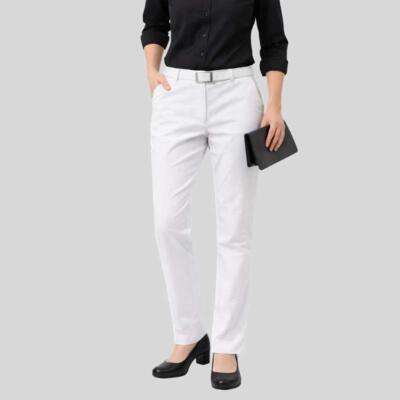 EXECUTIVE LADY Payper Pantalone chino da donna con elastici laterali in vita in 58% cotone 42% elastomultiestere 160gr Thumbnail