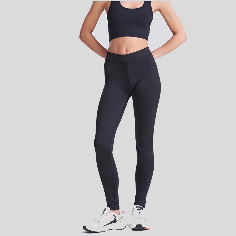 JC070 Leggings sportive con cuciture piatte tessuto traspirante 92% poliestere 8% elastane Thumbnail