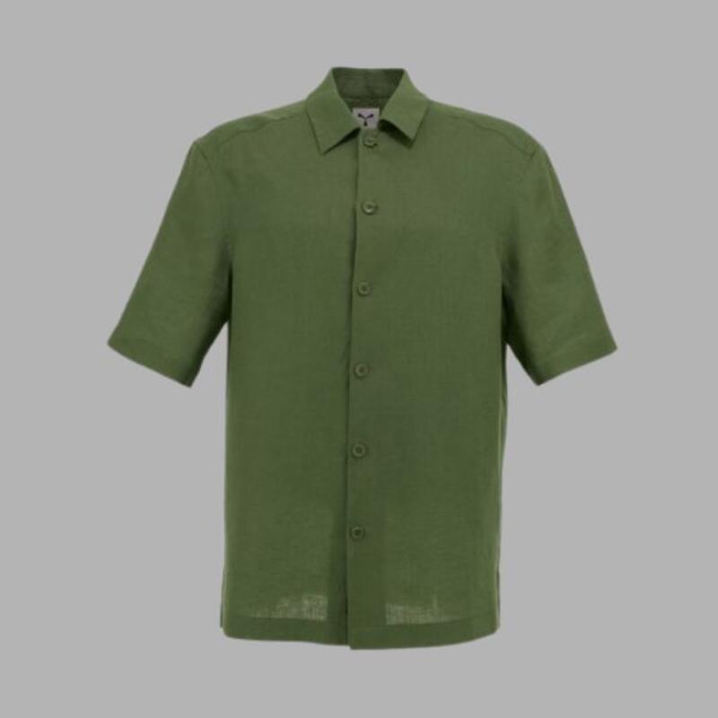 BAHIA Payper Camicia uomo manica corta in 100% fresco lino 155gr Thumbnail