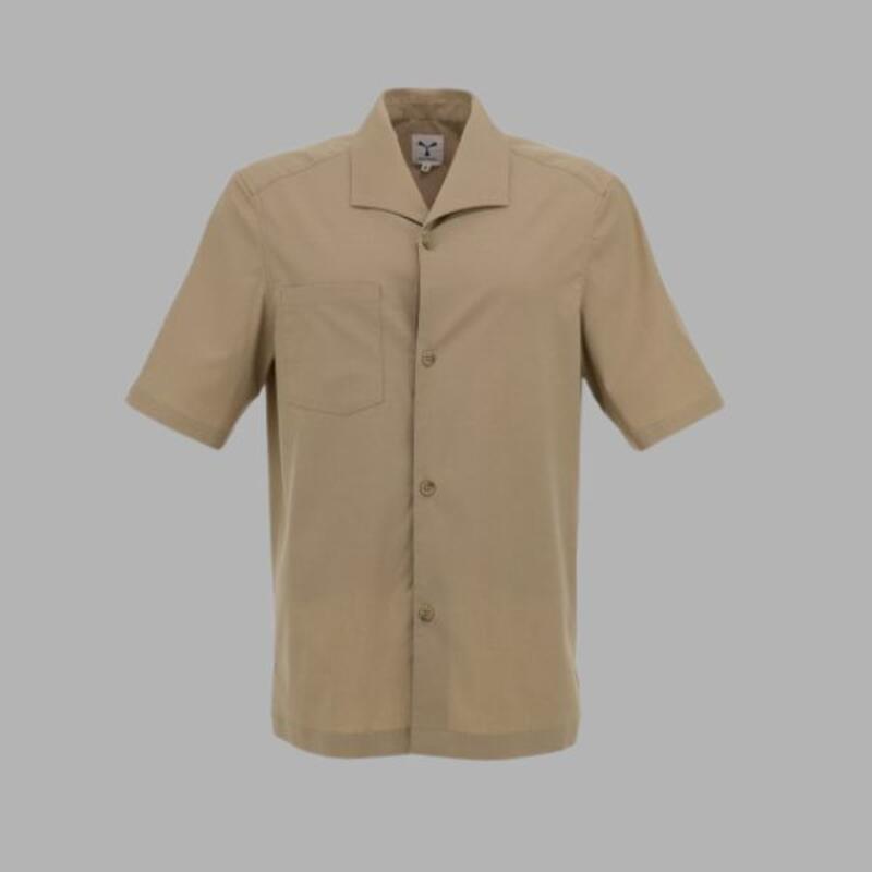 COAST Payper Camicia uomo manica corta in tessuto stretch misto lino con bottoni effetto corno 45% poliestere 19% cotone 17% viscosa 8% lino 8% lyocell 3% elastan 170gr Thumbnail