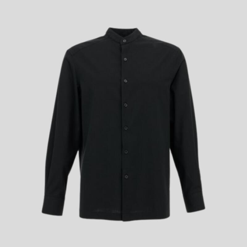 LAGOON LONG Payper Camicia uomo manica lunga in tessuto elasticizzato misto lino con collo alla coreana 45% poliestere 19% cotone 17% viscosa 8% lino 8% lyocell 3% elastan 170g Thumbnail