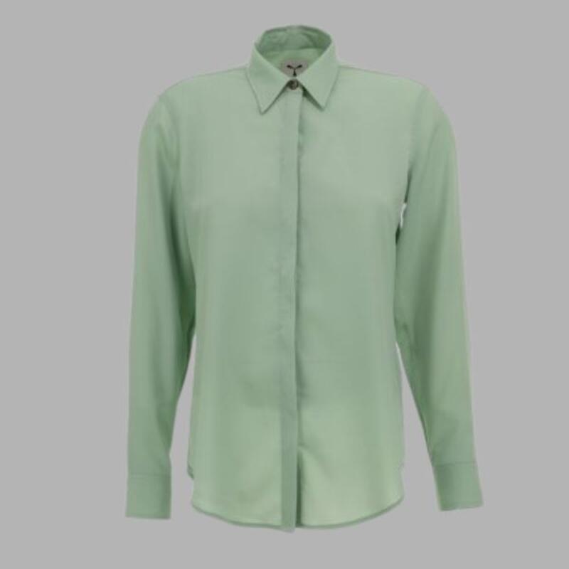 CORALINE Payper Camicia donna manica lunga in chiffon 100% poliestere 80gr Thumbnail