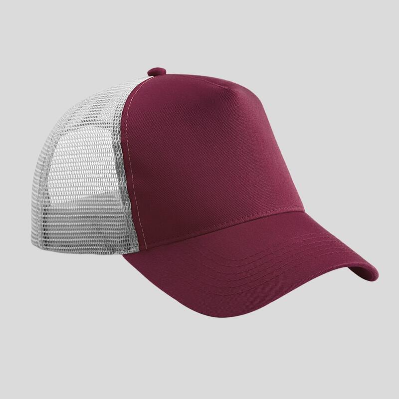 B640 Beechfield Mesh Trucker Cappello 5 pannelli con rete mesh fronte 100% cotone retro100% poliestere Thumbnail