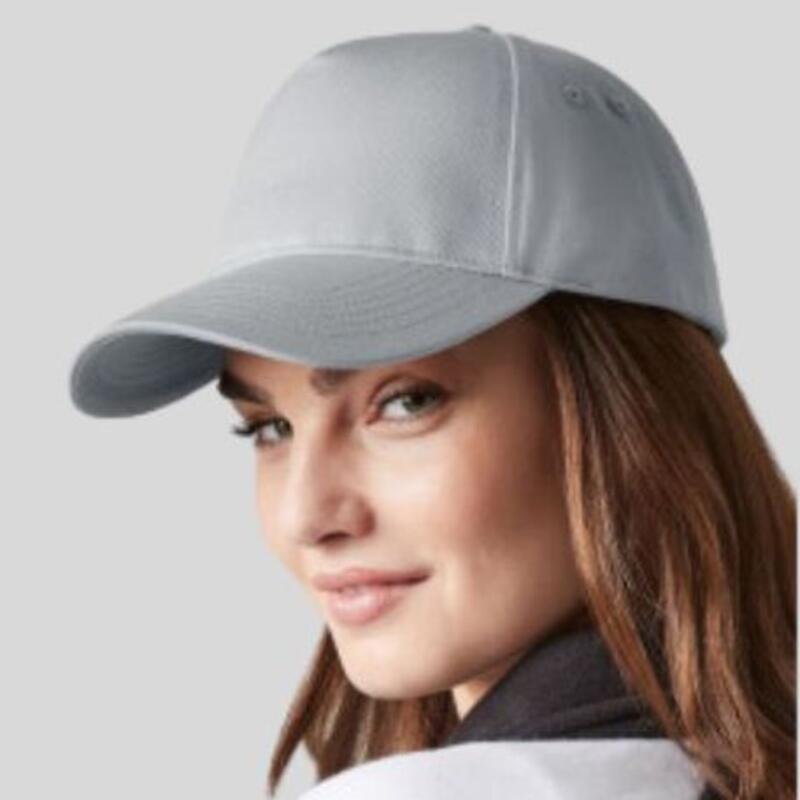 B15 Beechfield Ultimate 5 Panel Cap Cappellino 5 pannelli 100% cotone chiusura velcro Thumbnail