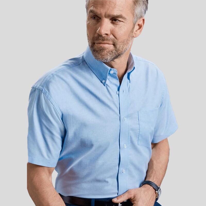 R933M Russell Camicia maniche corte oxford button-down EasyCare Thumbnail