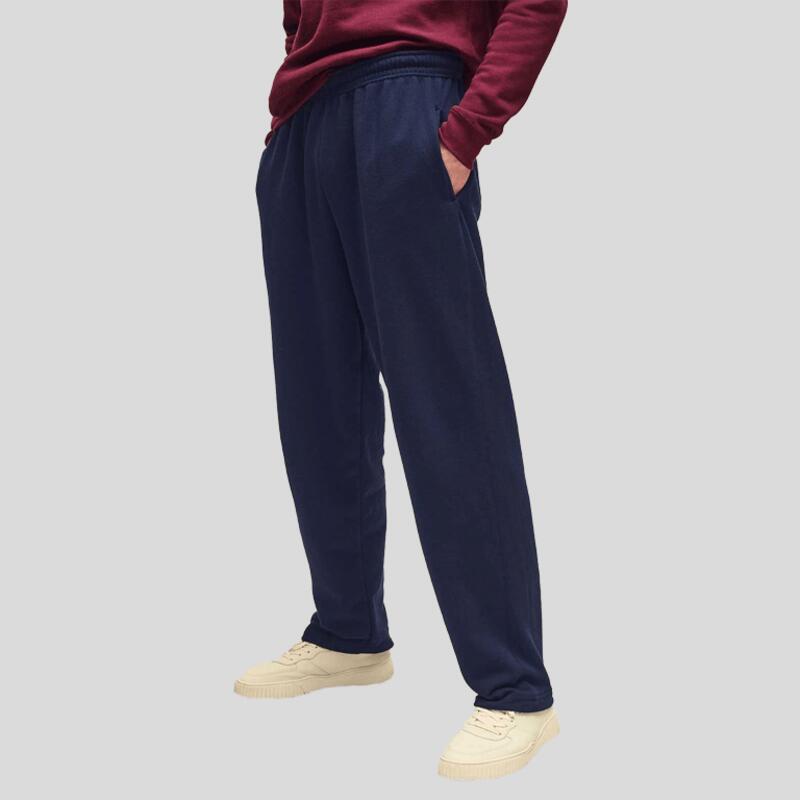 640320 Pantaloni uomo tuta con elastico in vita e fondo dritto felpati internamente 80% cotone 20% poliestere 280gr Thumbnail