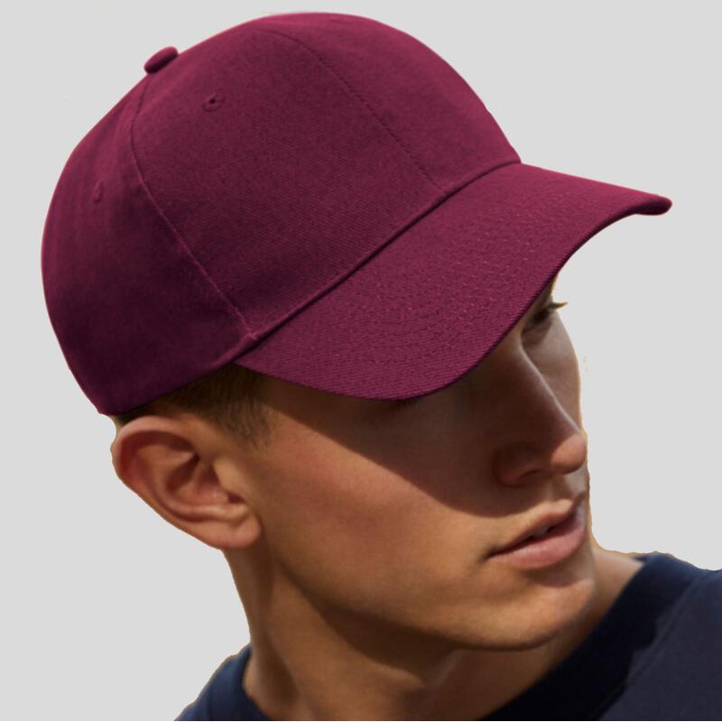 B65 Beechfield Pro-Style Heavy Cappello 6 pannelli 100% cotone pesante spazzolato Thumbnail