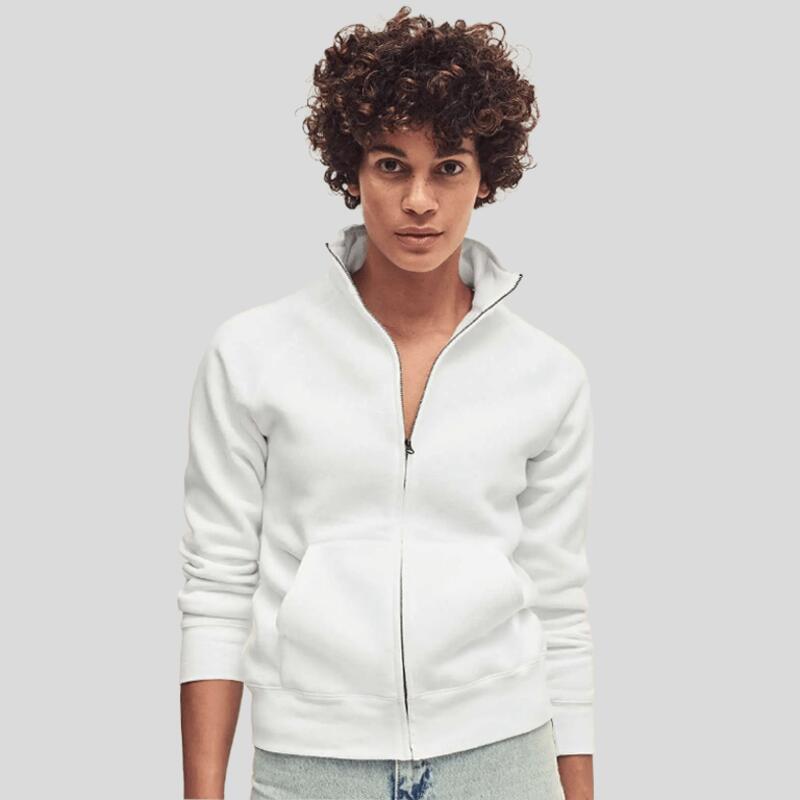 62116 Fruit of the Loom Premium Felpa donna zip lunga con tasche laterali 70% cotone 30% poliestere 280gr Thumbnail