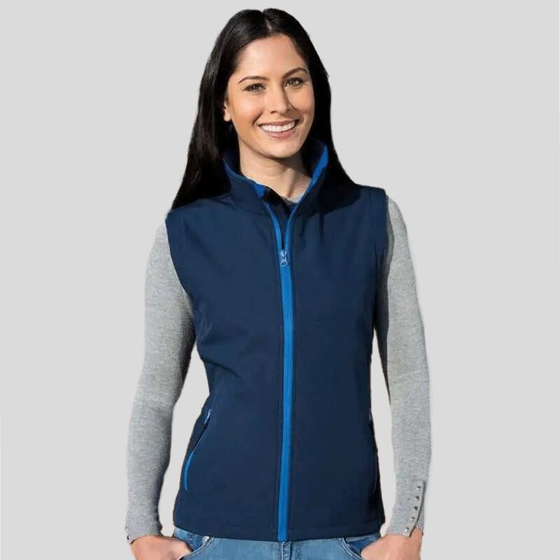 R232F Result Gilet softshell donna con dettagli a contrasto 100% poliestere 280gr Thumbnail