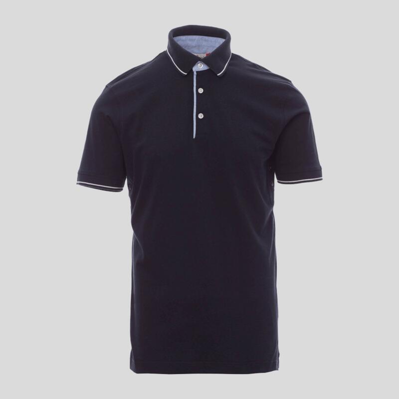 Cambridge Payper Polo manica corta inserti in oxford regular fit 100% cotone 175gr Thumbnail