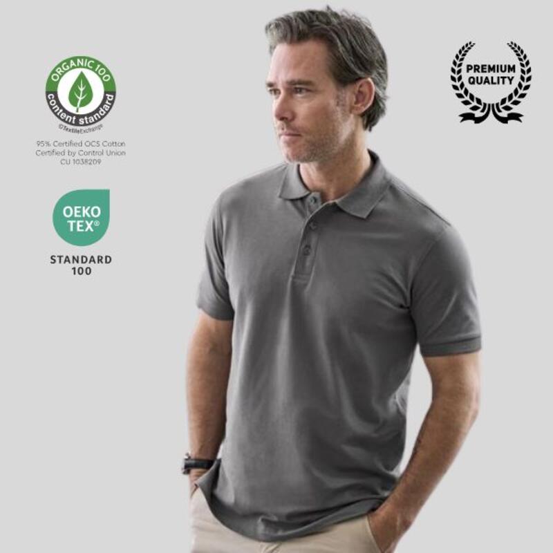 1405 Tee Jays Luxury Stretch Polo uomo 3 bottoni luxury stretch 95% cotone 5% elastane 215gr Thumbnail