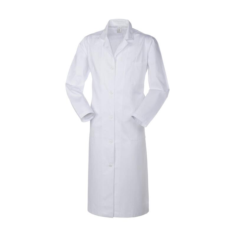 A63101 CAMICE DA MEDICO DONNA BIANCO 100% COTONE Thumbnail