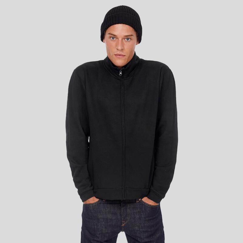 WUI26 B&C Felpa Unisex zip lunga no label 50%Cotone 50% Poliestere Thumbnail