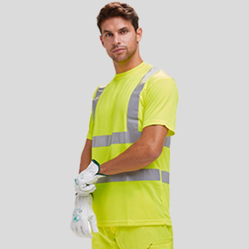Avenue Payper T-shirt girocollo in alta visibilità EN ISO 20471 CL 2 100% poliestere 150gr Thumbnail