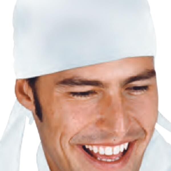 124000 Bandana bianca ristorazione cucina Thumbnail