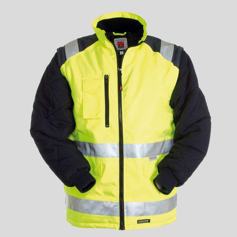 Hiway Payper Giubbino alta visibilità maniche staccabili. EN20471 CL.2 EN14058 Thumbnail