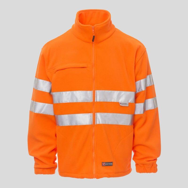 Light Payper Pile alta visibilità zip lunga e tasche porta badge Thumbnail