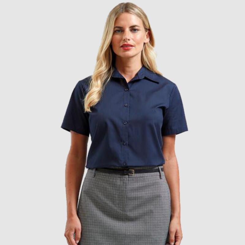 PR302 Premier Camicia donna manica corta 65% poliestere 35% cotone 105g Thumbnail