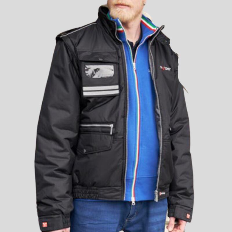 Lancer Payper Giubbotto corto imbottito maniche staccabili e cappuccio richiudibile 175g/m2 Thumbnail