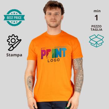 BS010 Black Spider T-shirt personalizzabile Classic Fit 100% cotone 150gr Thumbnail