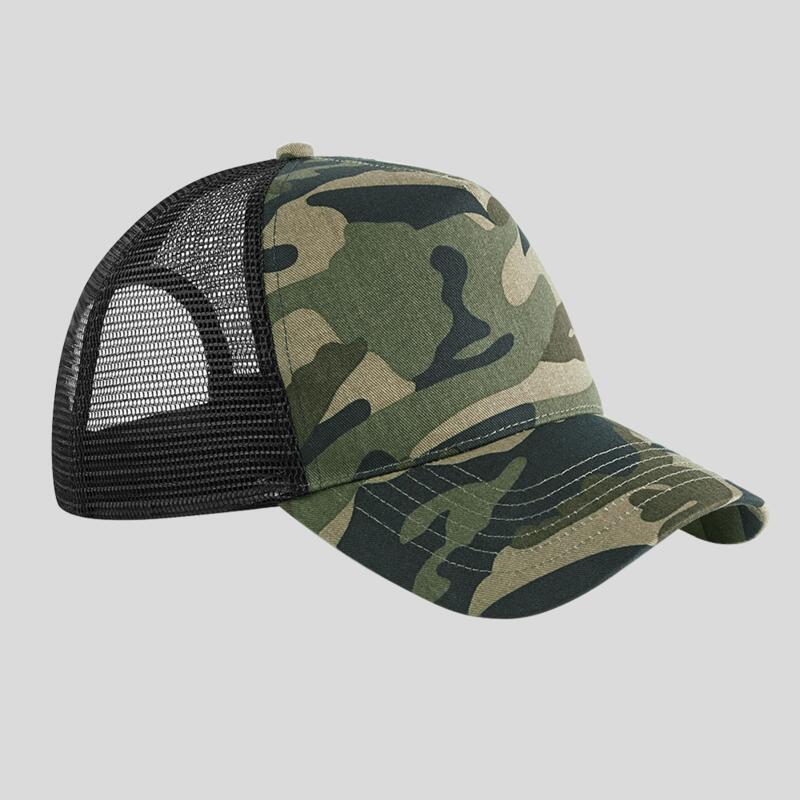 B694 Beechfield Cappellino Mimetico retina posteriore Thumbnail