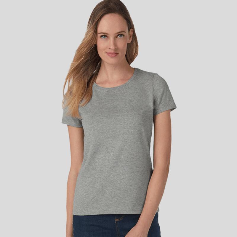 TW04T B&C #E190 T-shirt donna manica corta Classic fit 100% cotone pesante 190gr Thumbnail