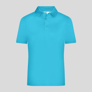 JN720 James&Nicholson Polo uomo protezione 25+ dai raggi uv 100% poliestere 170gr Thumbnail