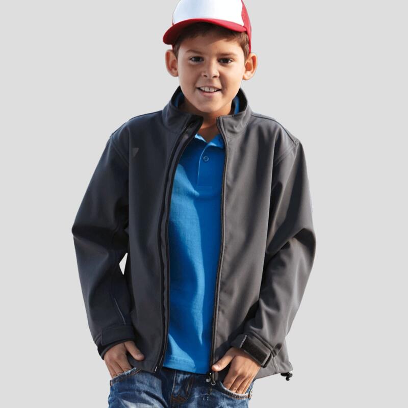 JN135K James&Nicholson Giacca softshell bambino a tre strati Thumbnail