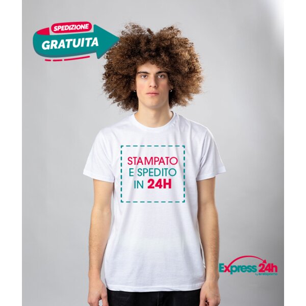 T-shirt Maglietta Eventi Personalizzate Gadget da Uomo Donna per Aziende 100 