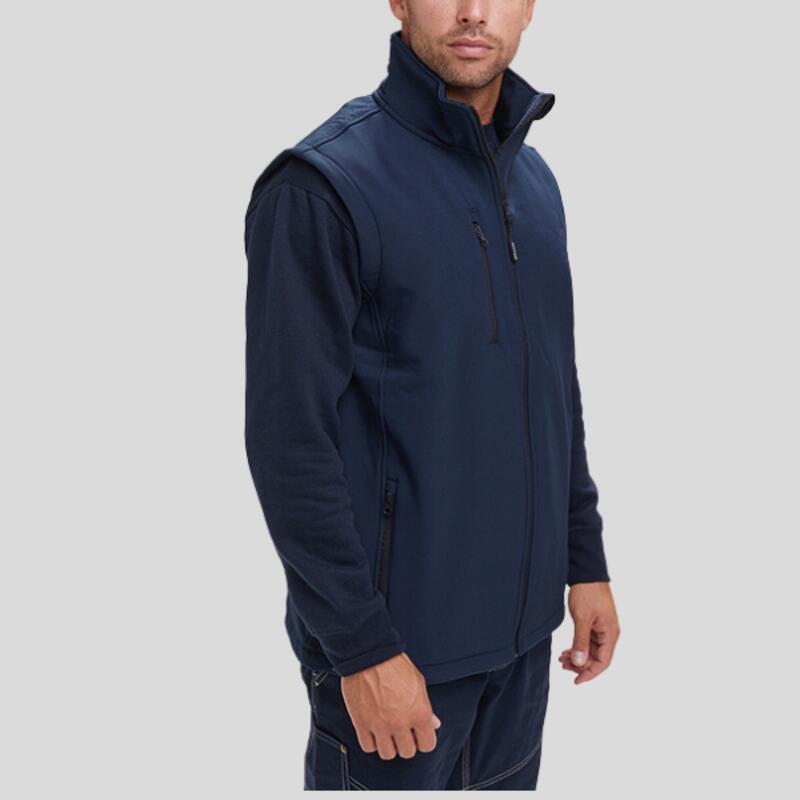 Glasgow Payper Gilet in softshell a due strati con tasca al petto idrorepellente 100% poliestere 320g/m2 CE Reg UE 2016/425 I° Cat. Thumbnail