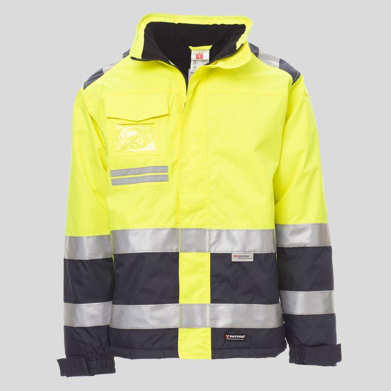 Hispeed Payper Giubbotto Imbottito Bande 3M alta visibilità Cl 2 EN 343 EN 14058 CL 3 Thumbnail