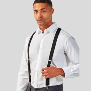 PR701 Premier Bretelle elasticizzate 3cm di larghezza fibbie regolabili di metallo Thumbnail