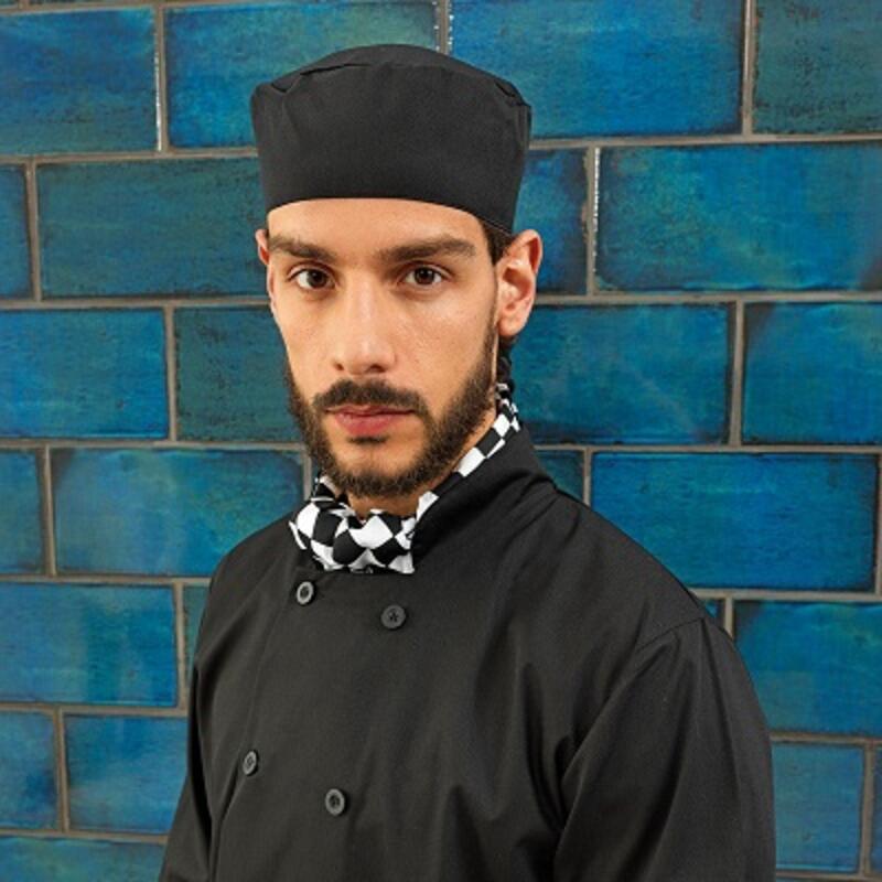 PR653 Premier Cappello da chef elasticizzato sul retro 65% poliestere 35% cotone 195gr Thumbnail