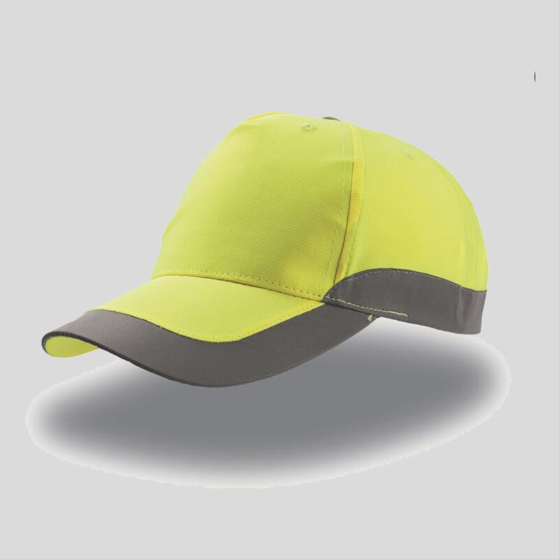 Helpy Atlantis Cappellino a 5 pannelli con banda riflettente 100% poliestere Thumbnail