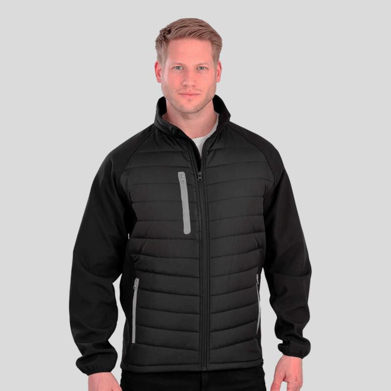 R237X Result Softshell uomo ibrido trapuntato impermeabile 100% poliestere 280 g/m2 Thumbnail