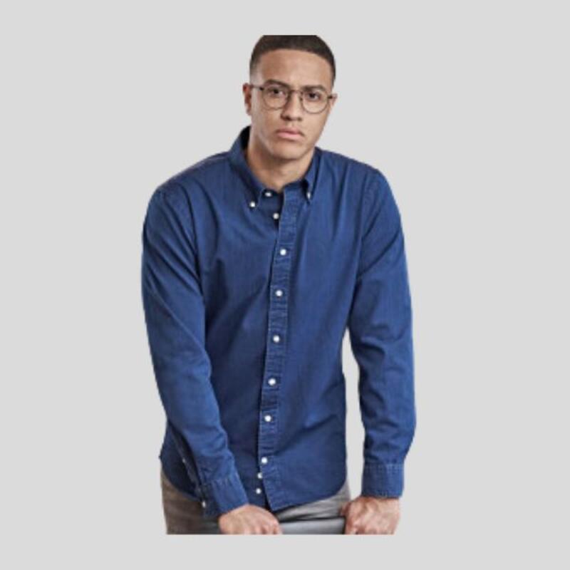 4002 Tee Jays Camicia Uomo casual botton-down 100% cotone twill 165g/m² Thumbnail