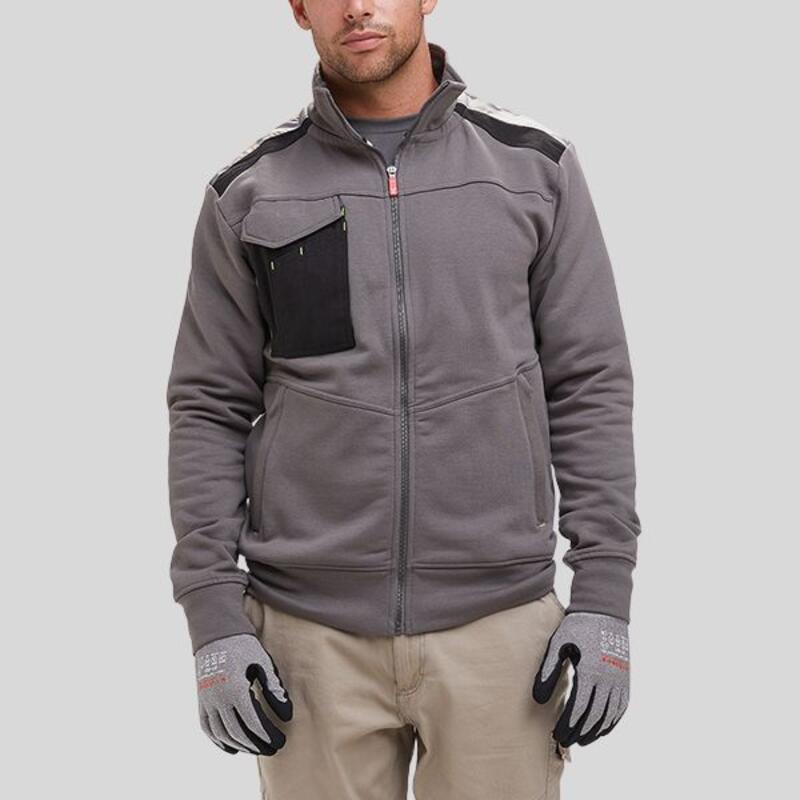 Work 2.0 Payper Felpa da lavoro con zip lunga 70% cotone 30% poliestere 300gr Thumbnail